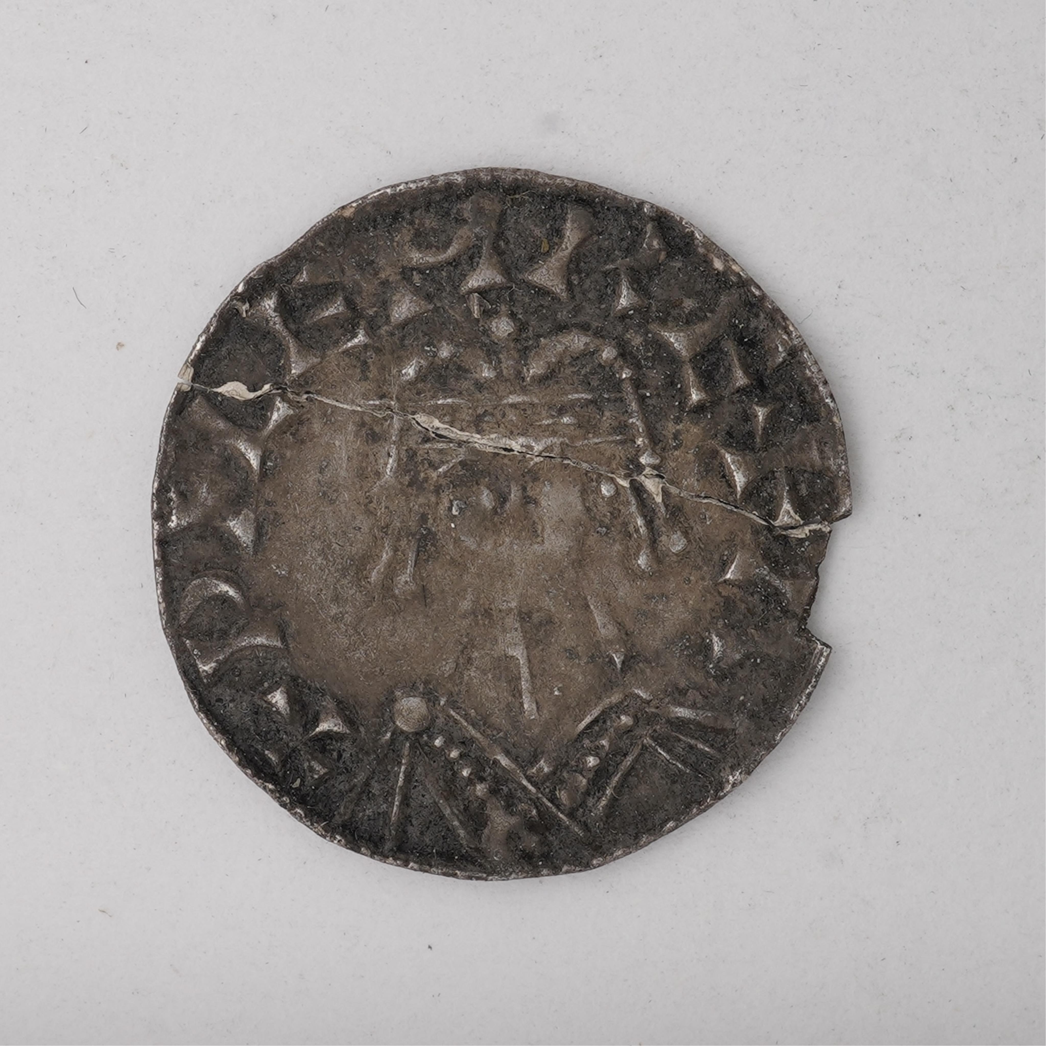 British hammered coins, William I (1066-1087), silver penny, mm. Lincoln, halved otherwise fine